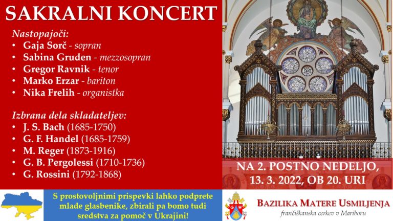 Sakralni koncert – ODPOVEDANO!
